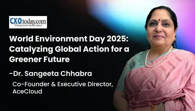 Dr. Sangeeta Chhabra Advocates for Sustainable Cloud Innovation on World Environment Day 2025